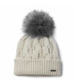 Columbia Unisex Σκουφί Boundless Days™ Cable Knit Pom Beanie White