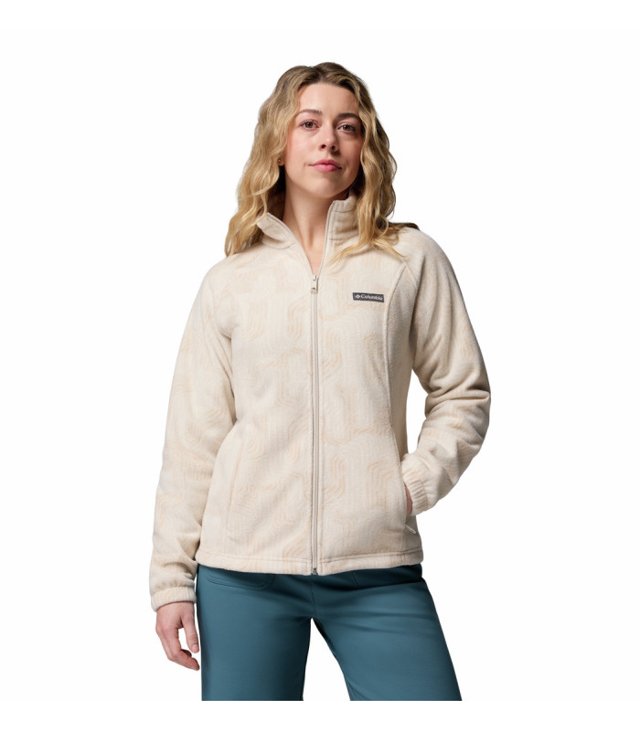 Columbia Γυναικεία Ζακέτα Benton Springs™ Printed Full Zip Dark Stone Flowfalls- tokatlis.gr