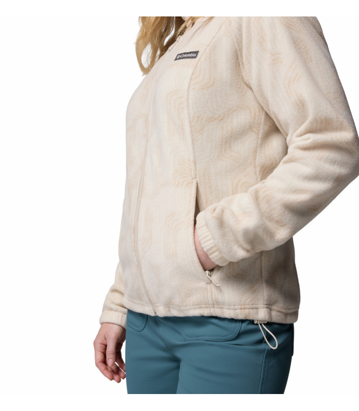 Columbia Γυναικεία Ζακέτα Benton Springs Printed Full Zip Dark Stone Flowfalls- tokatlis.gr