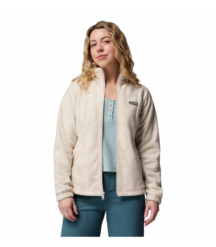 Columbia Γυναικεία Ζακέτα Benton Springs Printed Full Zip Dark Stone Flowfalls- tokatlis.gr