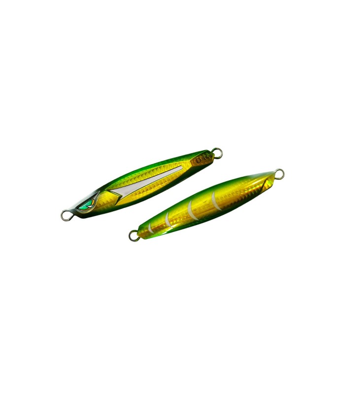 TSURUGIYA Guntetsu Flat Jig 150gr - 3 GREEN GOLD - tokatlis.gr