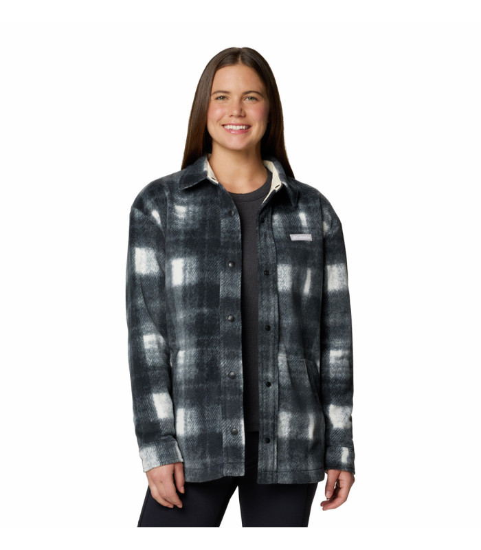 Columbia Γυναικεία Μπλούζα Benton Springs™ Shirt Jacket II Chalk- tokatlis.gr