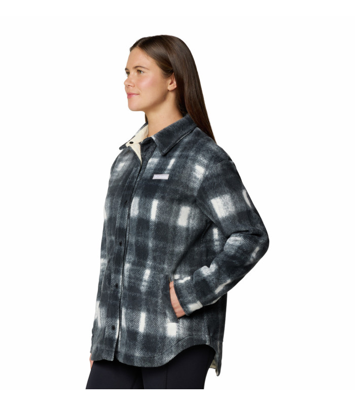 Columbia Γυναικεία Μπλούζα Benton Springs Shirt Jacket II Chalk- tokatlis.gr