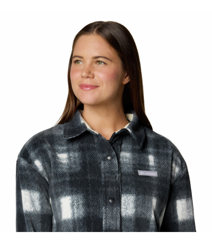 Columbia Γυναικεία Μπλούζα Benton Springs Shirt Jacket II Chalk- tokatlis.gr