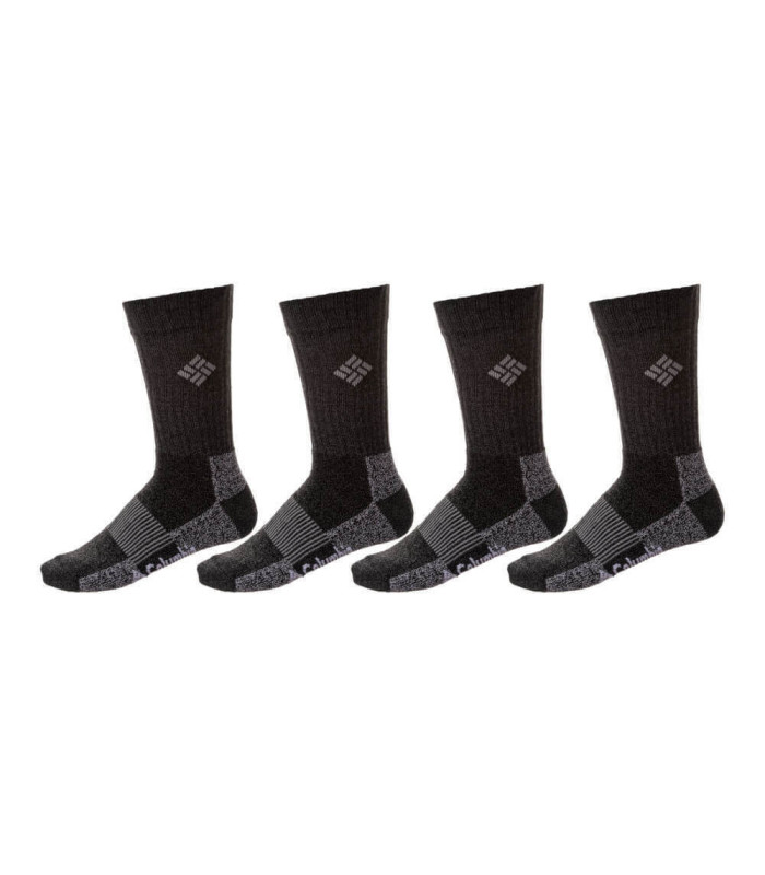 Columbia Ανδρική Κάλτσα 4 Ζεύγη Lifestyle Moisture Control Black