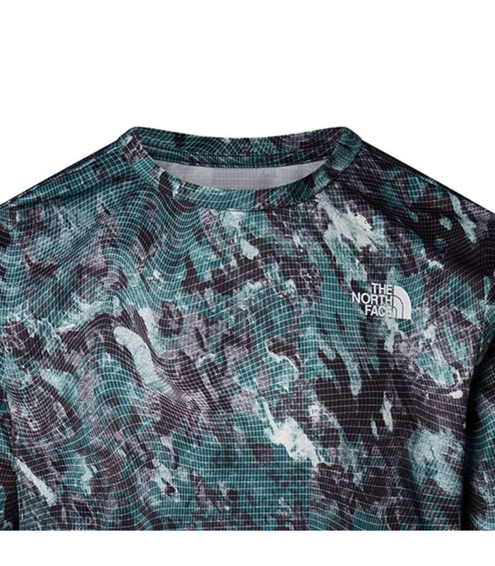 The North Face Ανδρικό Μπλουζάκι 24/7 S/S Tee Reg Aop Deep Nori - tokatlis.gr