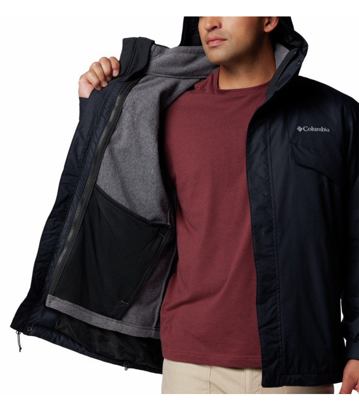 Columbia Ανδρικό Μπουφάν Bugaboo™ III Fleece Interchange Jacket Μαύρο - tokatlis.gr