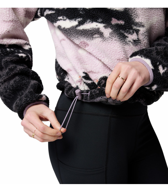 Columbia Γυναικεία Μπλούζα Helvetia™ II Printed Cropped Half Snap Fleece Jacket - tokatlis.gr