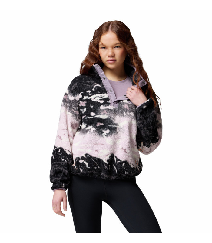Columbia Γυναικεία Μπλούζα Helvetia™ II Printed Cropped Half Snap Fleece Jacket - tokatlis.gr