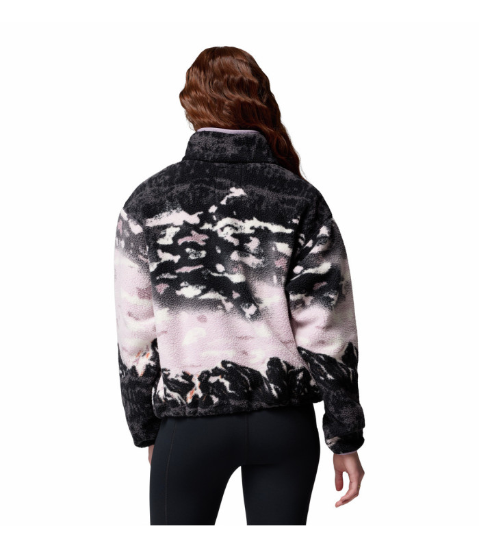 Columbia Γυναικεία Μπλούζα Helvetia™ II Printed Cropped Half Snap Fleece Jacket - tokatlis.gr