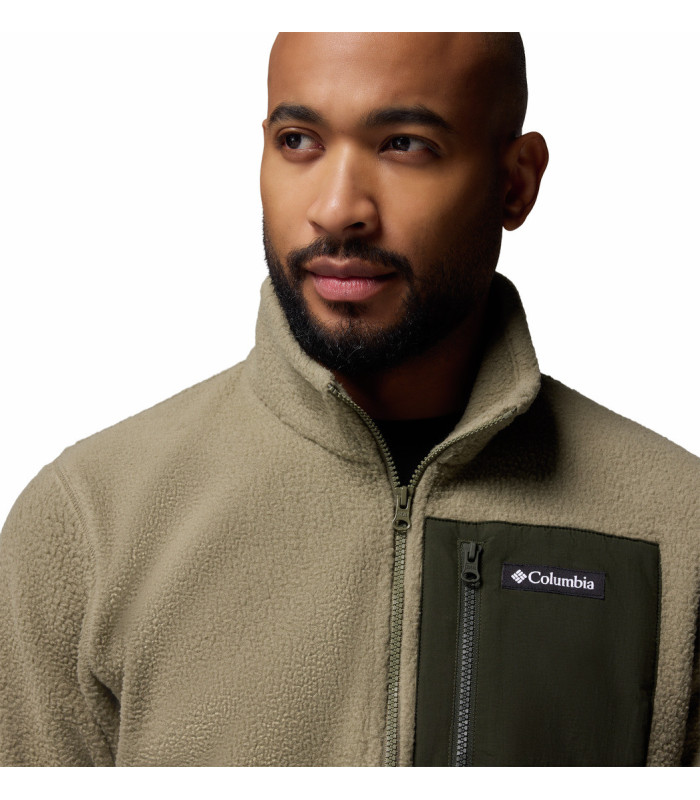 Columbia Ανδρική Μπλούζα Jasper Ridge Pebbled Half Zip Fleece Stone Green, Greenscape- tokatlis.gr