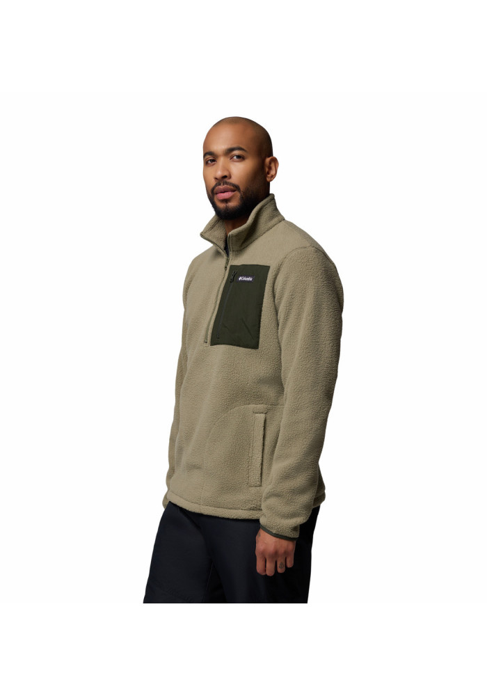 Columbia Jasper Ridge Pebbled Fleece Ανδρική Μπλούζα Half Zip | tokatlis.gr