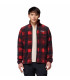 Columbia Ανδρική Ζακέτα Steens Mountain™ Printed Jacket Red Omblur - tokatlis.gr