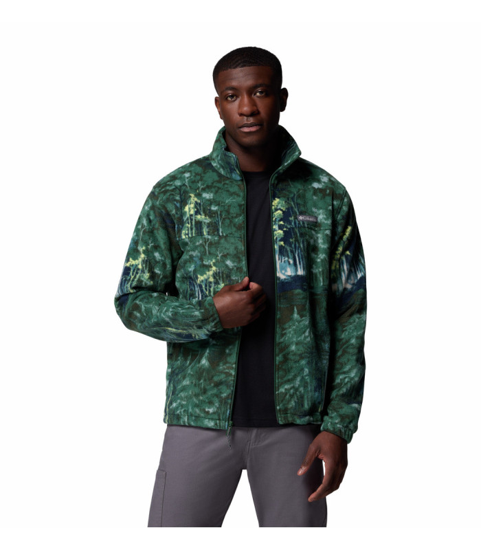 Columbia Ανδρική Ζακέτα Steens Mountain™ Printed Jacket Rain Forest Deschutestrees- tokatlis.gr