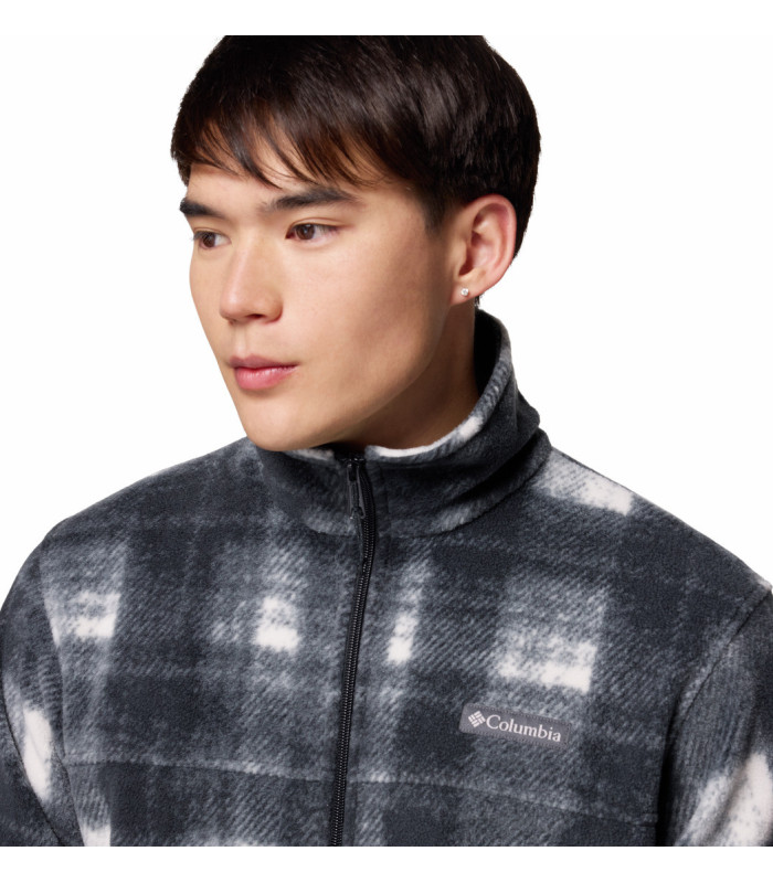 Columbia Ανδρική Ζακέτα Steens Mountain Printed Jacket Chalk Omblur- tokatlis.gr