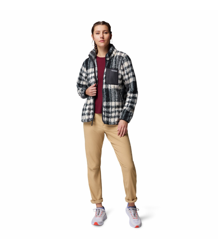 Columbia Γυναικεία Ζακέτα West Bend™ Print II Full Zip Black Herringplaid- tokatlis.gr