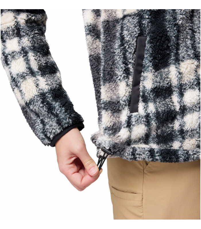 Columbia Γυναικεία Ζακέτα West Bend Print II Full Zip Black Herringplaid- tokatlis.gr