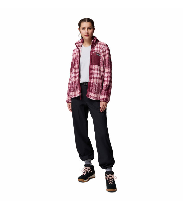 Columbia Γυναικεία Ζακέτα West Bend™ Print II Full Zip  Rich Wine Herringplaid- tokatlis.gr