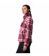 Columbia Γυναικεία Ζακέτα West Bend Print II Full Zip  Rich Wine Herringplaid- tokatlis.gr