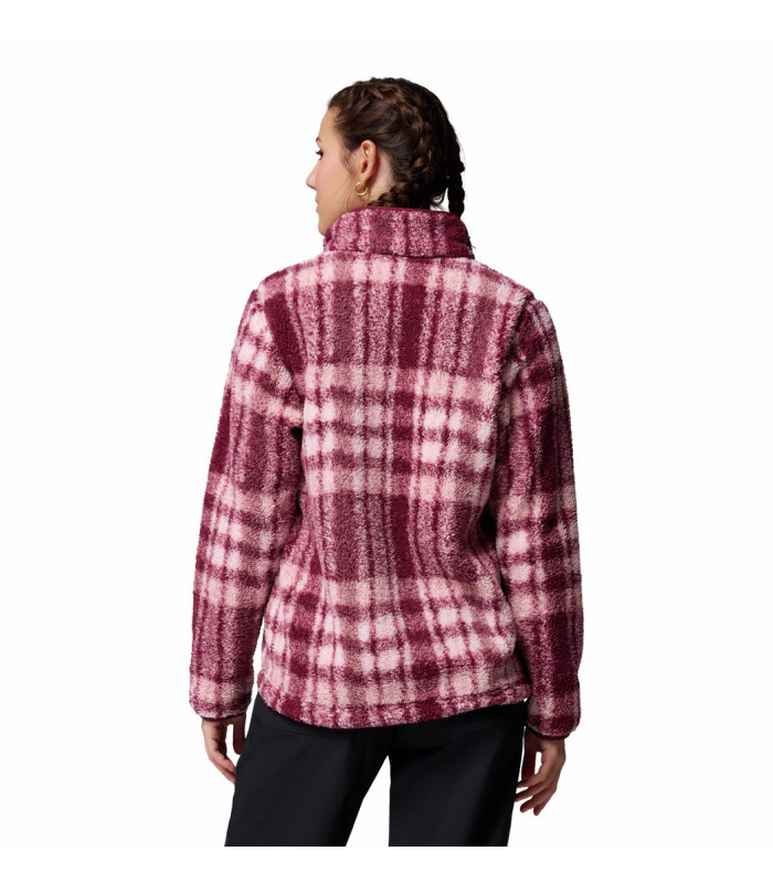 Columbia Γυναικεία Ζακέτα West Bend Print II Full Zip  Rich Wine Herringplaid- tokatlis.gr