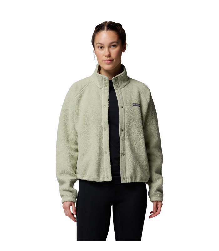 Columbia Γυναικεία Ζακέτα Jasper Ridge Pebbled Fleece Full Snap Safari- tokatlis.gr