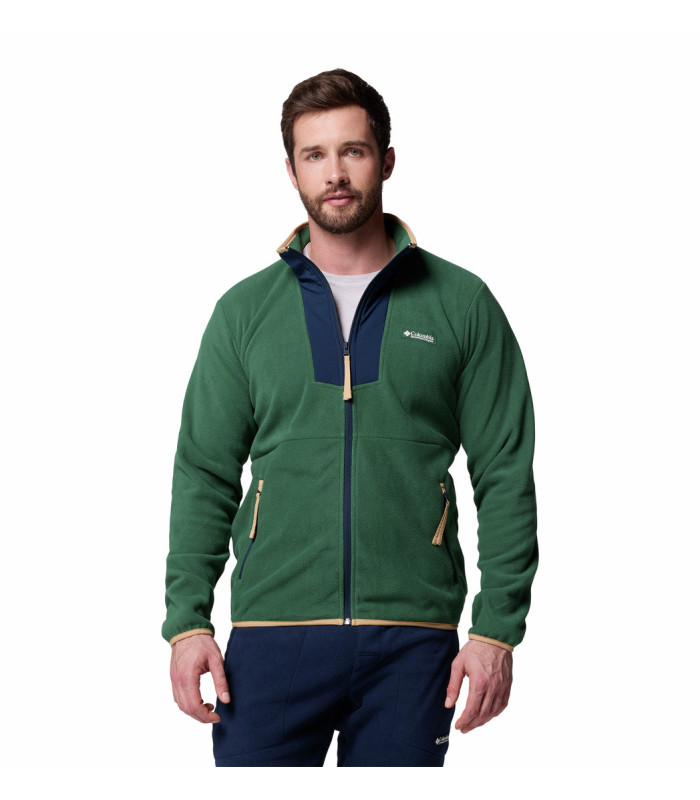 Columbia Ανδρική Ζακέτα Sequoia Grove Full Zip Fleece Rain Forest, Collegiate Navy- tokatlis.gr