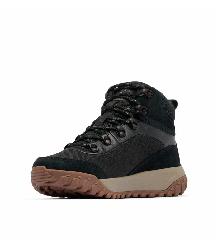 Columbia Γυναικεία Μποτάκια Burnsider Waterproof Boot Black, Wet Sand- tokatlis.gr