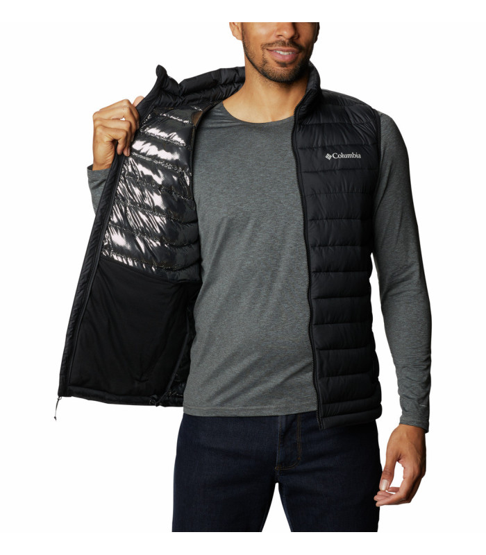Columbia Ανδρικό Γιλέκο Powder Lite II Vest Black- tokatlis.gr