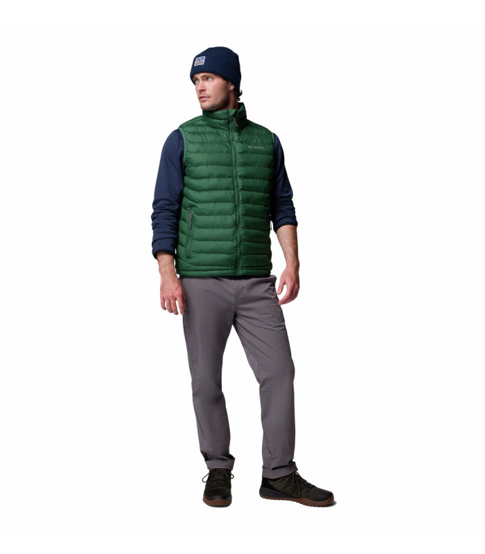 Columbia Ανδρικό Γιλέκο Powder Lite II Vest Rain Forest- tokatlis.gr