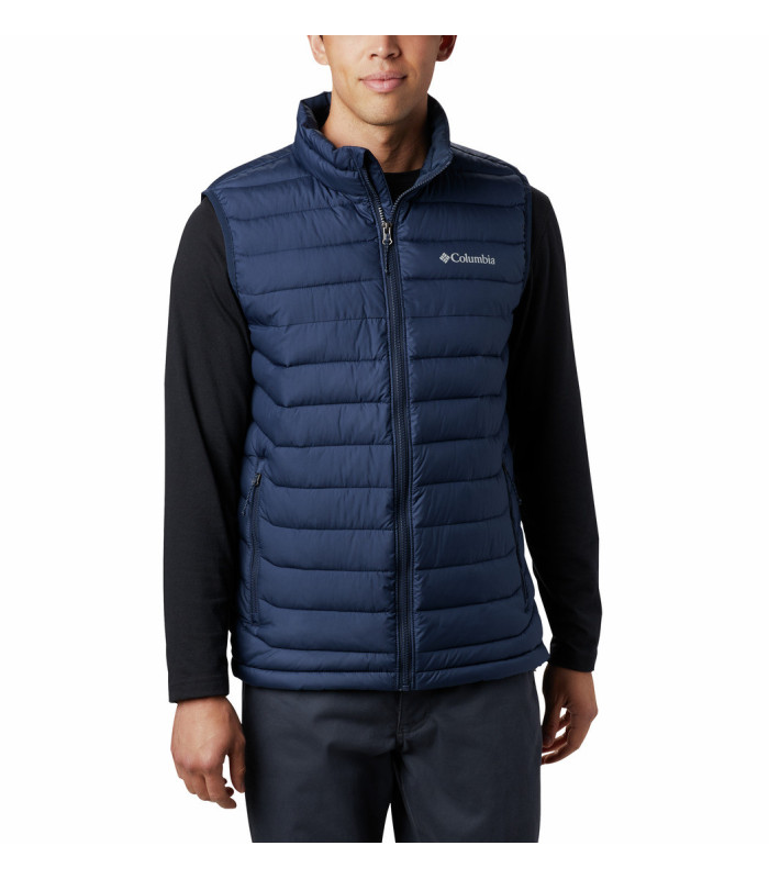 Columbia Ανδρικό Γιλέκο Powder Lite II Vest Collegiate Navy- tokatlis.gr