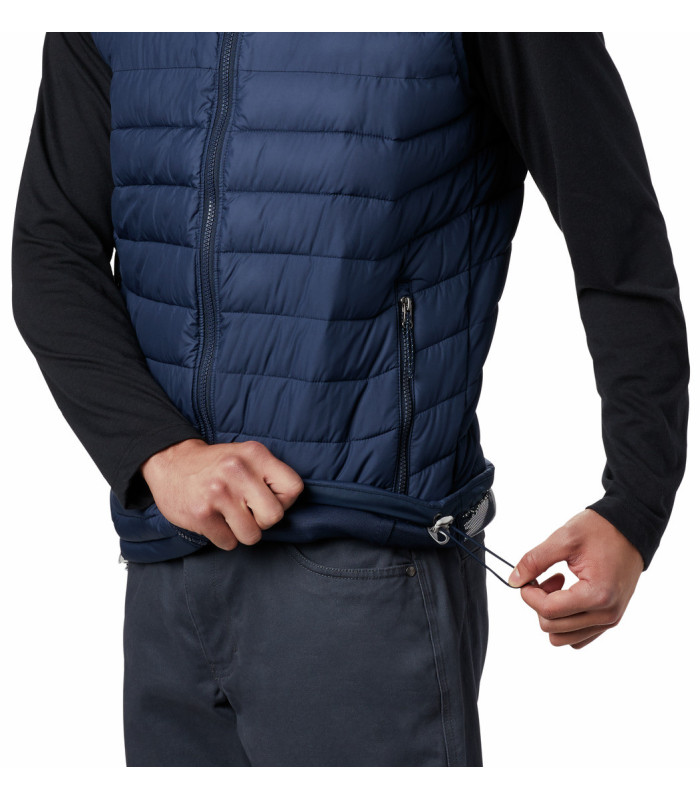 Columbia Ανδρικό Γιλέκο Powder Lite II Vest Collegiate Navy - tokatlis.gr