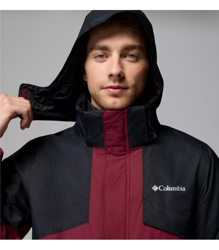 Columbia Ανδρικό Μπουφάν Bugaboo III Fleece Interchange Jacket Rich Wine- tokatlis.gr