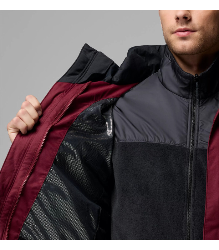 Columbia Ανδρικό Μπουφάν Bugaboo III Fleece Interchange Jacket Rich Wine- tokatlis.gr