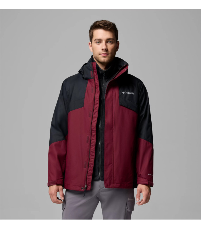 Columbia Ανδρικό Μπουφάν Bugaboo III Fleece Interchange Jacket Rich Wine- tokatlis.gr