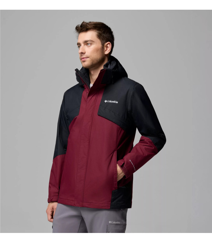 Columbia Ανδρικό Μπουφάν Bugaboo III Fleece Interchange Jacket Rich Wine- tokatlis.gr