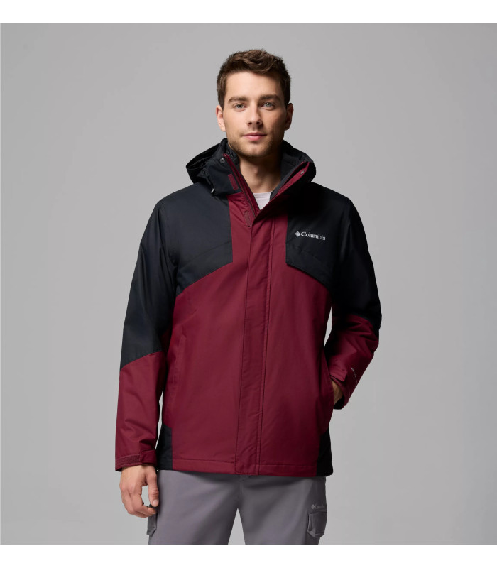 Columbia Ανδρικό Μπουφάν Bugaboo III Fleece Interchange Jacket Rich Wine- tokatlis.gr