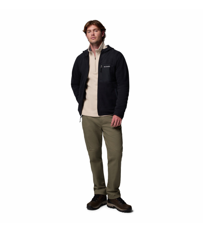 Columbia Ανδρική Ζακέτα Fast Trek™ Overlay Hooded Full Zip Black- tokatlis.gr