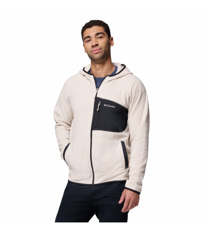 Columbia Ανδρική Ζακέτα Fast Trek™ Overlay Hooded Full Zip  Dark Stone, Black- tokatlis.gr
