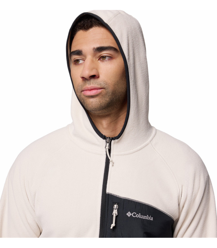 Columbia Ανδρική Ζακέτα Fast Trek Overlay Hooded Full Zip  Dark Stone, Black- tokatlis.gr