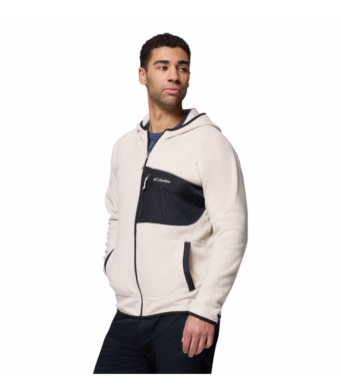 Columbia Ανδρική Ζακέτα Fast Trek Overlay Hooded Full Zip  Dark Stone, Black- tokatlis.gr