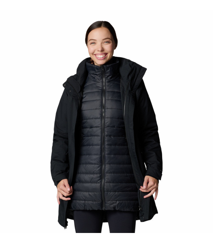 Columbia Γυναικείο Μπουφάν Pulaski II 3-in-1 Interchange Jacket Black - tokatlis.gr