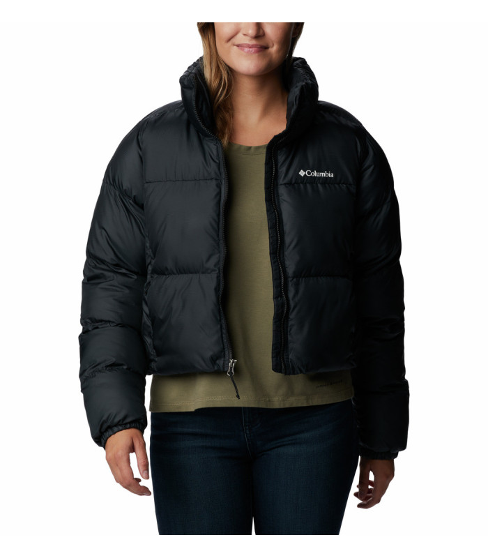 Columbia Γυναικείο Μπουφάν Puffect II Cropped Jacket Black - tokatlis.gr