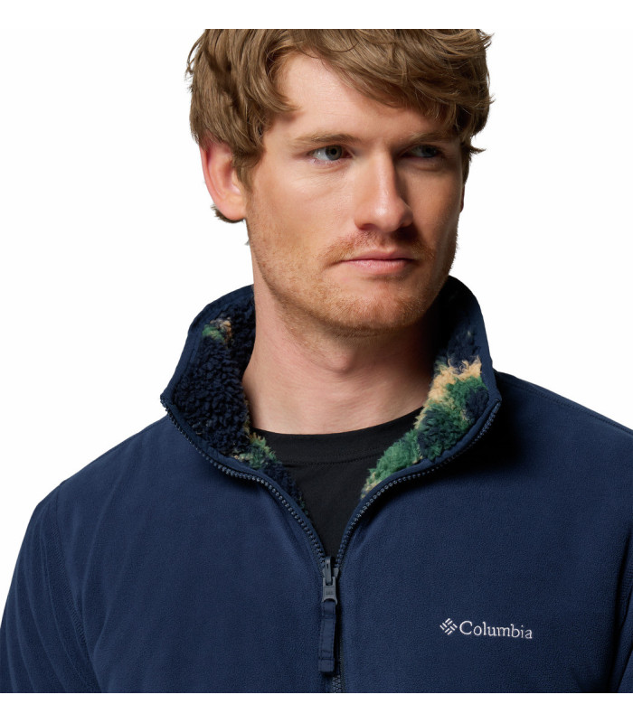 Columbia Ανδρική Ζακέτα Winter Pass Reversible Fleece Collegiate Navy, Tracks- tokatlis.gr