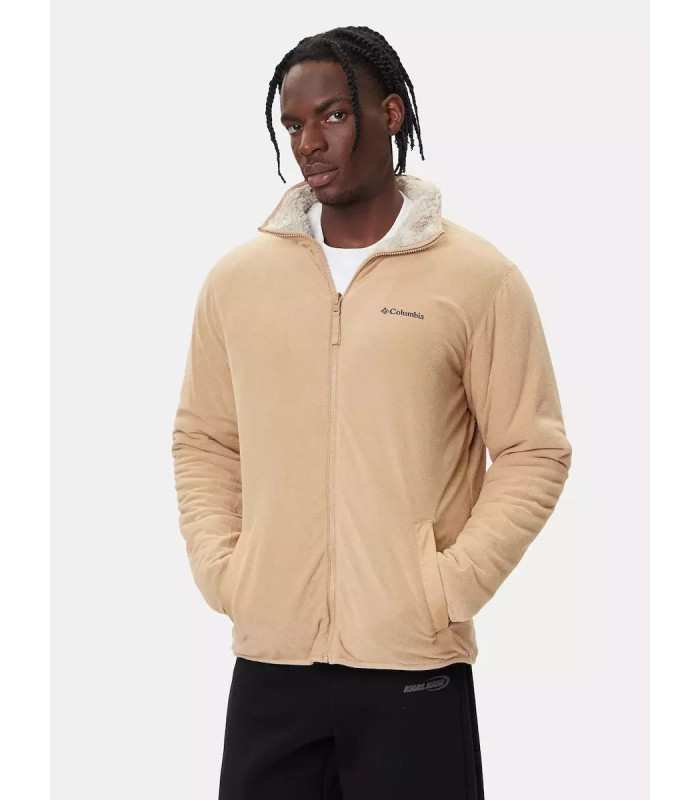 Columbia Ανδρική Ζακέτα Winter Pass Reversible Fleece Beige- tokatlis.gr