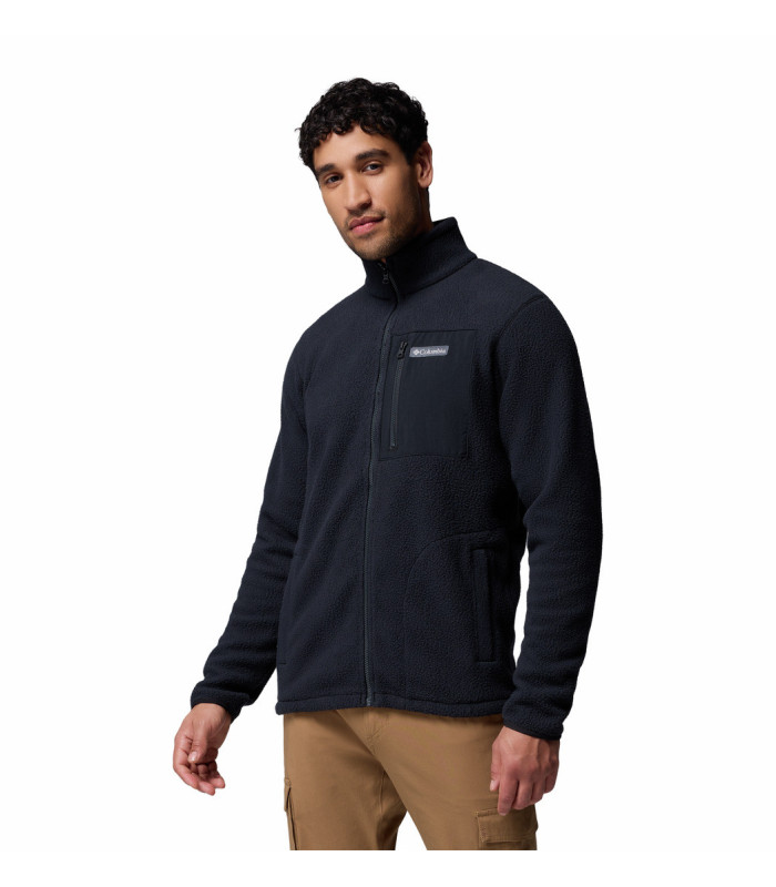 Columbia Ανδρική Ζακέτα Jasper Ridge Pebbled Full Zip Fleece  Black- tokatlis.gr