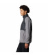 Columbia Ανδρική Ζακέτα Basin Butte Full Zip Fleece II  City Grey, Black- tokatlis.gr