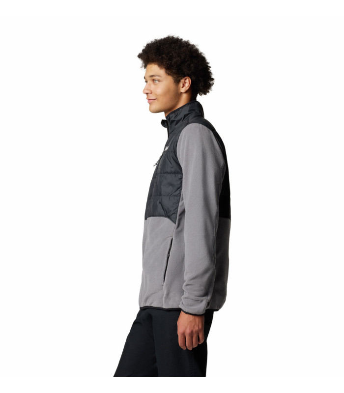Columbia Ανδρική Ζακέτα Basin Butte Full Zip Fleece II  City Grey, Black- tokatlis.gr