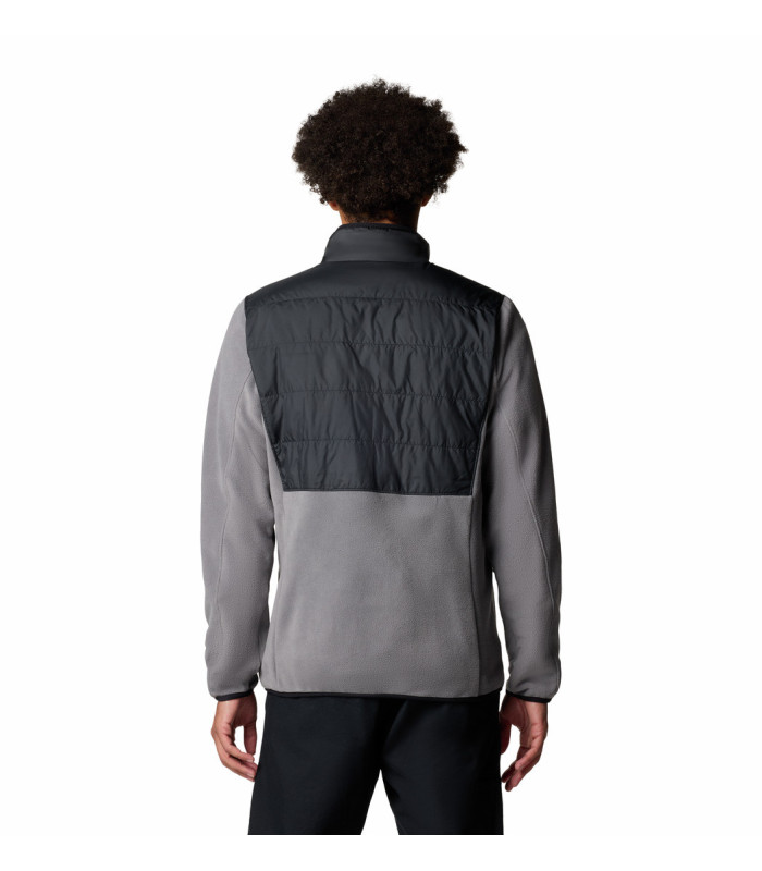 Columbia Ανδρική Ζακέτα Basin Butte Full Zip Fleece II  City Grey, Black- tokatlis.gr