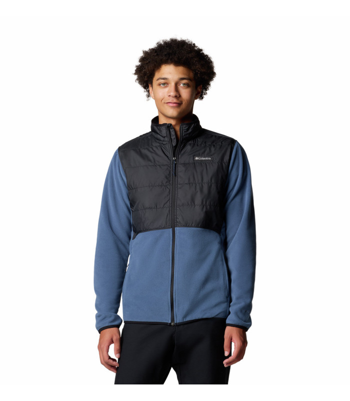 Columbia Ανδρική Ζακέτα Basin Butte Full Zip Fleece II Blue, Black- tokatlis.gr