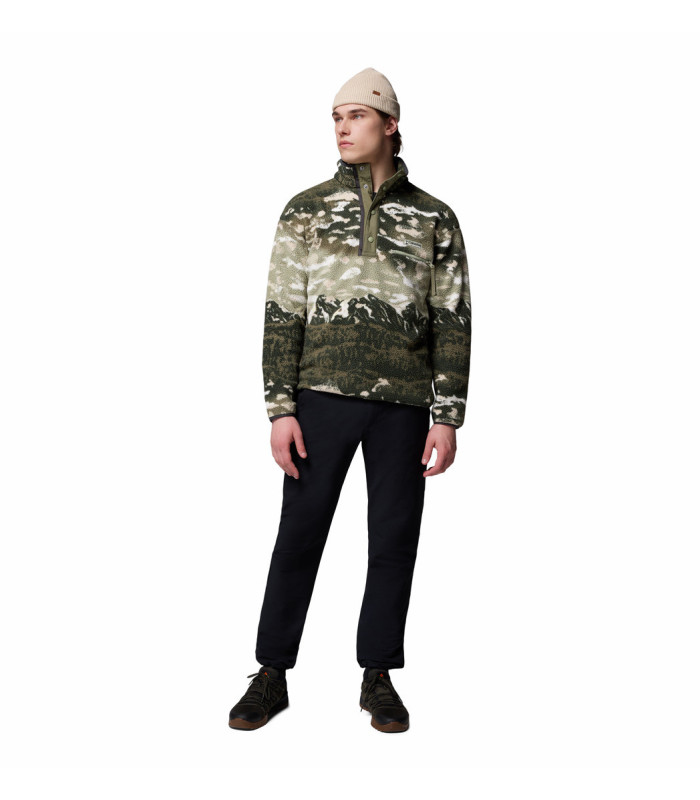 Columbia Ανδρική Μπλούζα Helvetia™ II Printed Half Snap Fleece Safari Sisters- tokatlis.gr